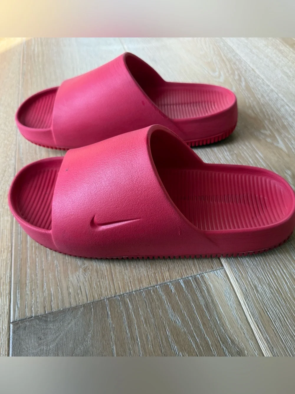 Nike Calm Red Slide Sandals